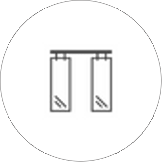 Hệ thống phụ kiện kính nội thất